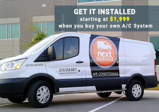 Next Service sets new industry record with its unbelievable low-cost air conditioner installation offer in San Antonio, Texas